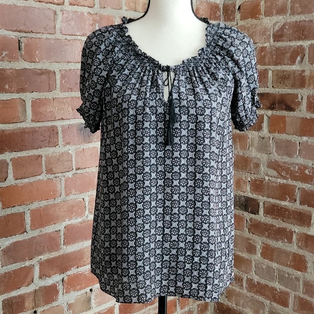 Joie‎ peasant silk blouse S